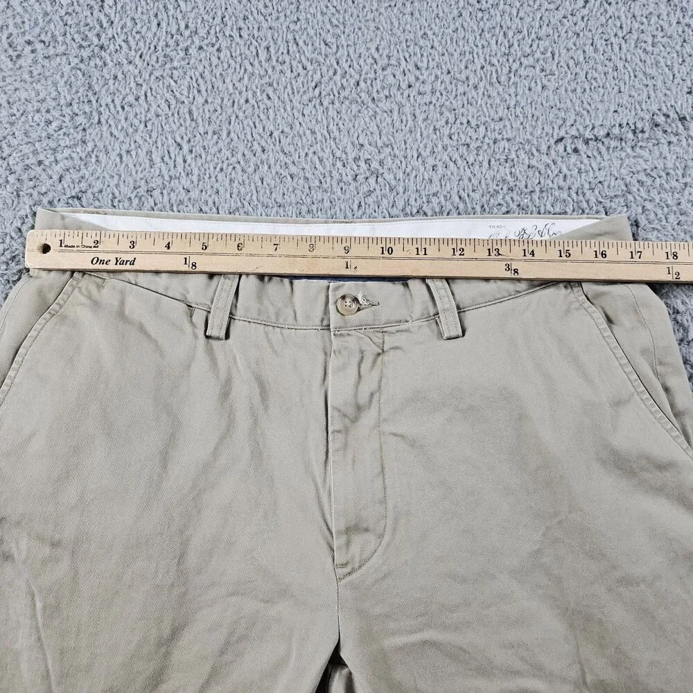 Polo Ralph Lauren Chino Pants Men 34x29 Khaki Classic Straight Flat Front Preppy